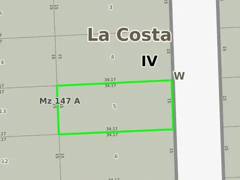 Terreno en Venta de 513,0 m2