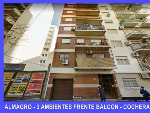 Venta de Departamento 3 AMBIENTES Cochera Fija en Almagro, Capital Federal