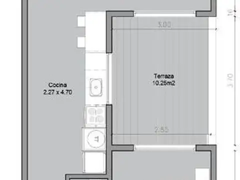 LAPRIDA 1300, Piso 1