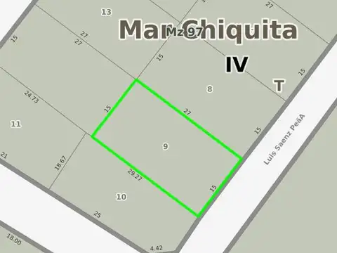 Terreno en venta - 405Mts2 - Camet Norte, Santa Clara del Mar