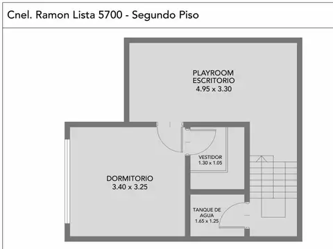 Depto Tipo Casa 5 ambientes con 2 baños