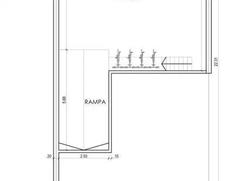 Oficina Monoambiente con 1 baño