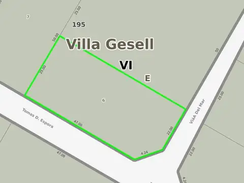 Terreno en Venta en Mar De Las Pampas, USD 150.000