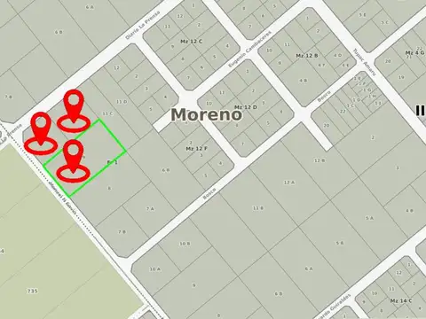 Terreno en Venta en La Reja, USD 159.000