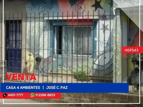 Casa - Venta - Argentina, José C Paz - Santiago de Compostela 1900