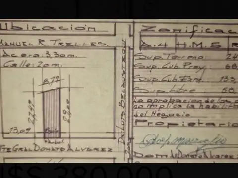 Terreno en  venta en Donato Álvarez al 1500