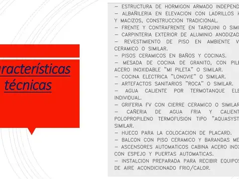 Departamento en Venta de 1 dormitorio