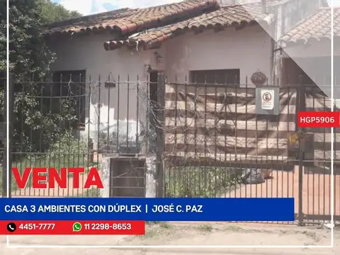 Casa - Venta - Argentina, José C Paz - Av. Arturo Illia 8100
