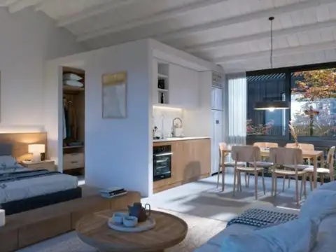 Departamento 2 ambientes con 1 baño