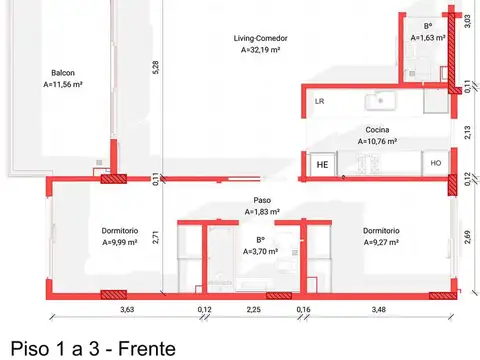 Departamento en Venta con 3 cocheras
