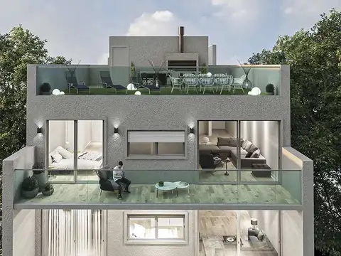 MATADEROS. OLIDEN 1200. DEPARTAMENTOS 3 AMBIENTES FRENTE Y CONTRAFRENTE BALCON