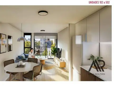 Departamento 3 ambientes con 1 baño