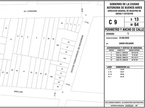 Terreno en Venta de 725,0 m2