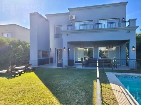 Venta con renta, hermosa casa en lote interno, de 3 dormitorios, piscina, Los Lagos, Nordelta