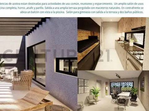 Departamento 4 ambientes con 2 baños