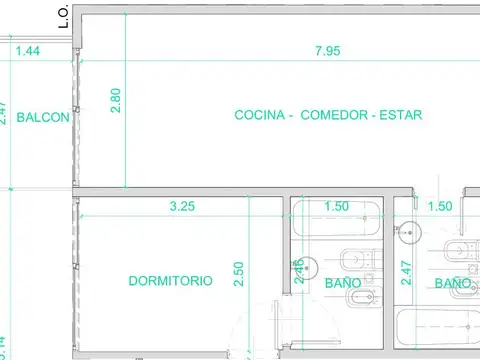 Departamento en Venta en Saavedra, USD 87.000