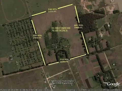 LOTE ZONA POLO - 32 hectáreas Gral. Rodríguez