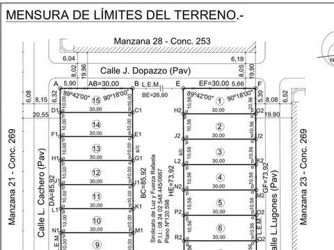 Terreno en Venta en Rafaela, USD 40.000