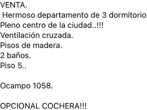 Hermoso Departamente de 3 dormitorios