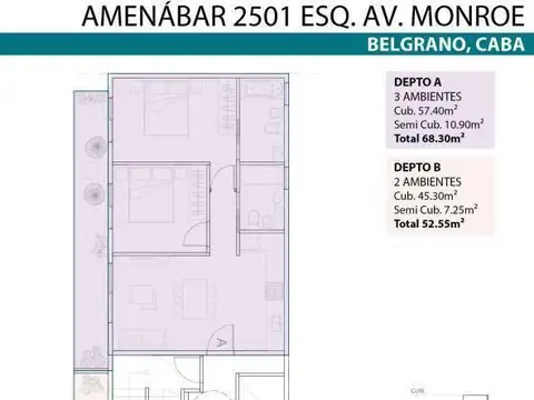 Departamento en Venta de 2 dormitorios