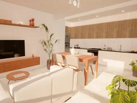 Departamento 3 ambientes con 2 baños