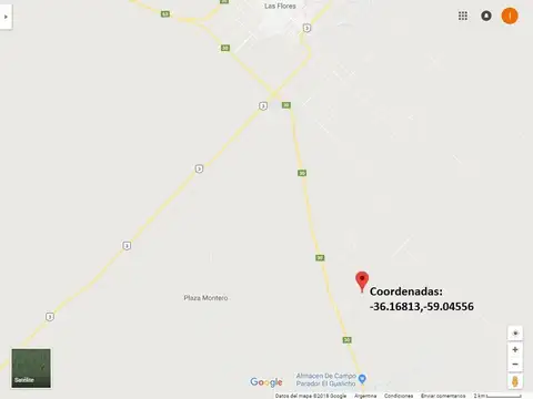 CAMPO 764 Hectáreas. A 800 mts de Ruta 30. Las Flores. REMAT