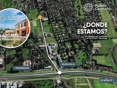 Alquiler Local en Pueblo Caamaño  / Pilar - Centro comercial sobre Av. Caamaño