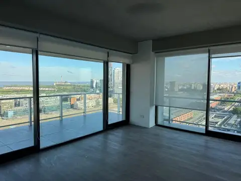 3 Ambientes en Piso 21 con Gran Balcón con Vista Al Rio en Quartier del Bajo