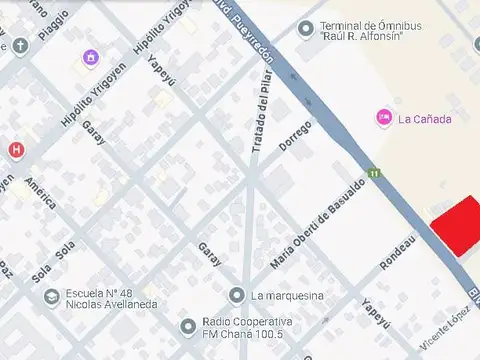 Terreno en Venta de 817,0 m2