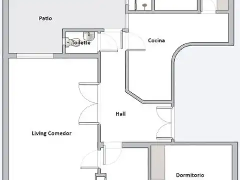 Departamento en Venta de 3 ambientes