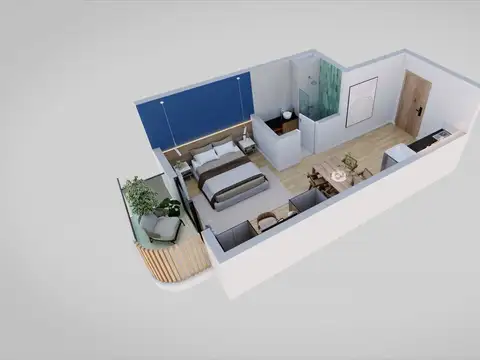 Departamento en Venta de Monoambiente