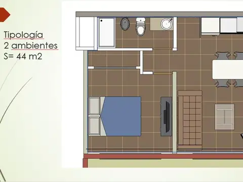 Departamento en Venta en Pilar, USD 81.600